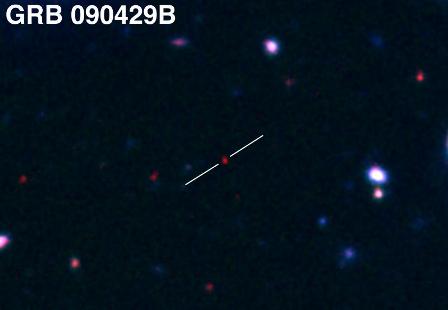 The gamma ray burst detected in 2009