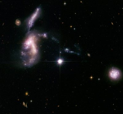 Hubble image of the Hickson compact group
